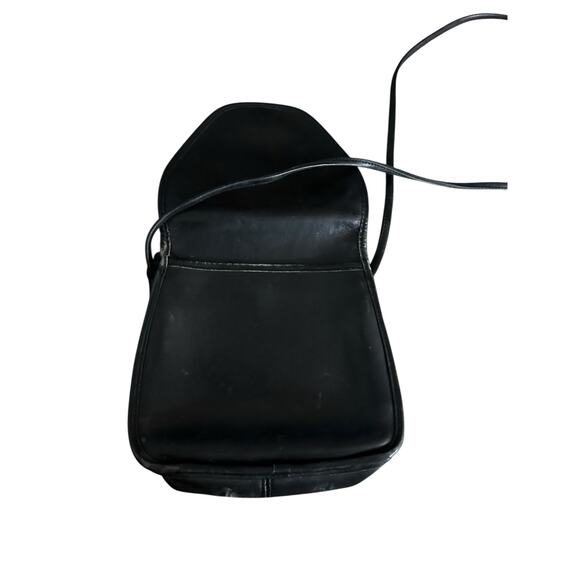 Vintage Coach Women's Black Leather Lindsay Crossbody Bag - Picture 8 of 9